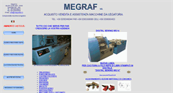 Desktop Screenshot of megrafsrl.it