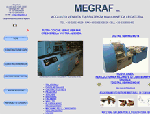 Tablet Screenshot of megrafsrl.it